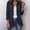 Navy Coats for Women, variant on UTSJKR Ruffled Denim Jacket for Women Long Sleeve Lapel Collar Double Button Open Front Outerwear Coat with Side Pocket Wine XXXL