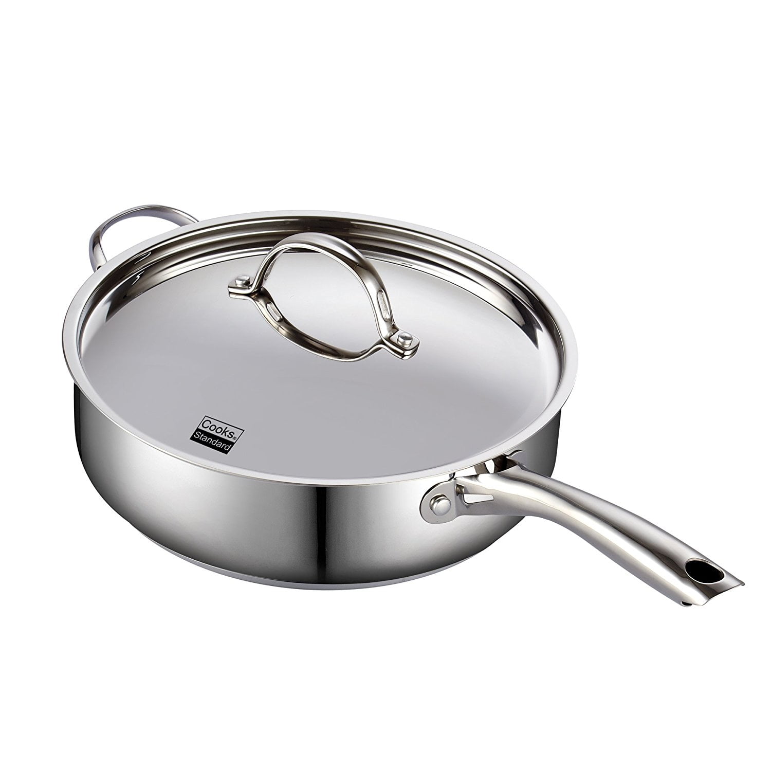 Cooks Standard Classic 5 Quart/11" Stainless Steel Deep Saute Pan with
