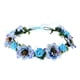 thumbnail image 3 of Vestido de novia con corola de flores de rosa, corona de cinta ajustable, corona europea y americana, 3 of 5