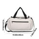 thumbnail image 3 of Bolsa deportiva de lona con separación entre ropa y ropa | Bolsa de gimnasio de 23 l de capacidad para viajes y entrenamiento | Bolso de hombro de poliéster resistente al agua para hombre y mujer |, 3 of 8