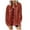 Wine, variant on Lindreshi Cardigan Sweaters for Women Lightweight Clearance Women's Fashion Solid Color Top Cardigan Outwear Suit Coat Long Sleeve Coat