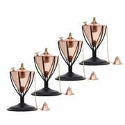 Legends International Amsterdam Tabletop Torch Smooth Copper - 4 Pack