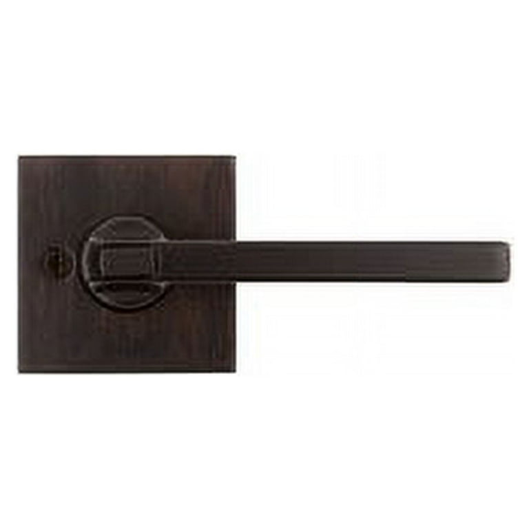Kwikset 91560-006 Venetian Bronze Halifax Square Keyed Entry Lever