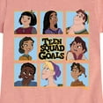 thumbnail image 3 of Disney Wish - Teen Squad Goals Grid - Toddler & Youth Girls Short Sleeve Graphic T-Shirt, 3 of 5