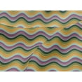thumbnail image 4 of oneOone Viscose Jersey Fabric Serpentine Stripe Print Fabric BTY 60 Inch Wide, 4 of 5