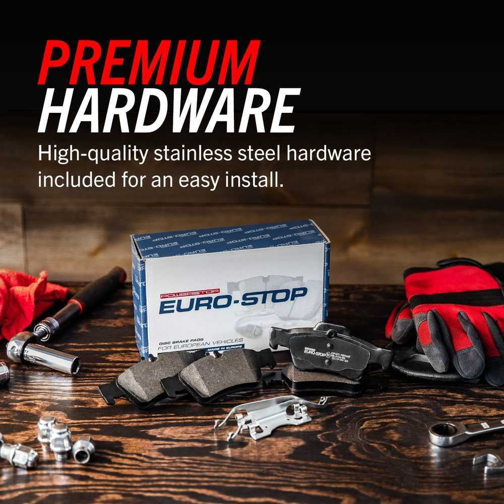 PowerStop ESP1603 Euro-Stop ECE-R90 Brake Pads