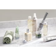 iDesign Clear Clarity Bath Tote, Large, 7 L x 14.5 W x 5.5 H