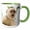 Green/White, variant on 3drose, Capuchin Monkey, Osa Peninsula, Costa Rica - Sa22 Jgs0011 - Jim Goldstein, 11oz Mug