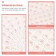 thumbnail image 5 of Not Dry Adhesive Label Sticker Paper for Decoration White 50 Sheets Self Adhesive Labels, 5 of 5