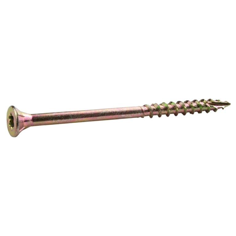 Construction Wood Screws #9 x 3 In. Gold (1 lb) photo 2