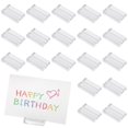 thumbnail image 1 of 24PCS Acrylic Stands, Clear Place Card Holders, Durable Wedding Sign Holders, Table Number Card Stands with Card Slot, Name Card Display Stands for Restaurant Exhibition, 1 of 7
