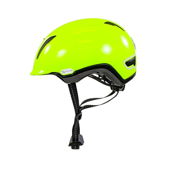 Serfas Kilowatt E-Bike Helmet - HT-500/504 (Gloss HI-VIS Yellow) - Small/Medium