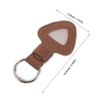 thumbnail image 2 of COSMOBETTY Funda De Cuero Marrón Para Púas De Guitarra Con Estable Y Portátil Para Viaje, 2 of 7
