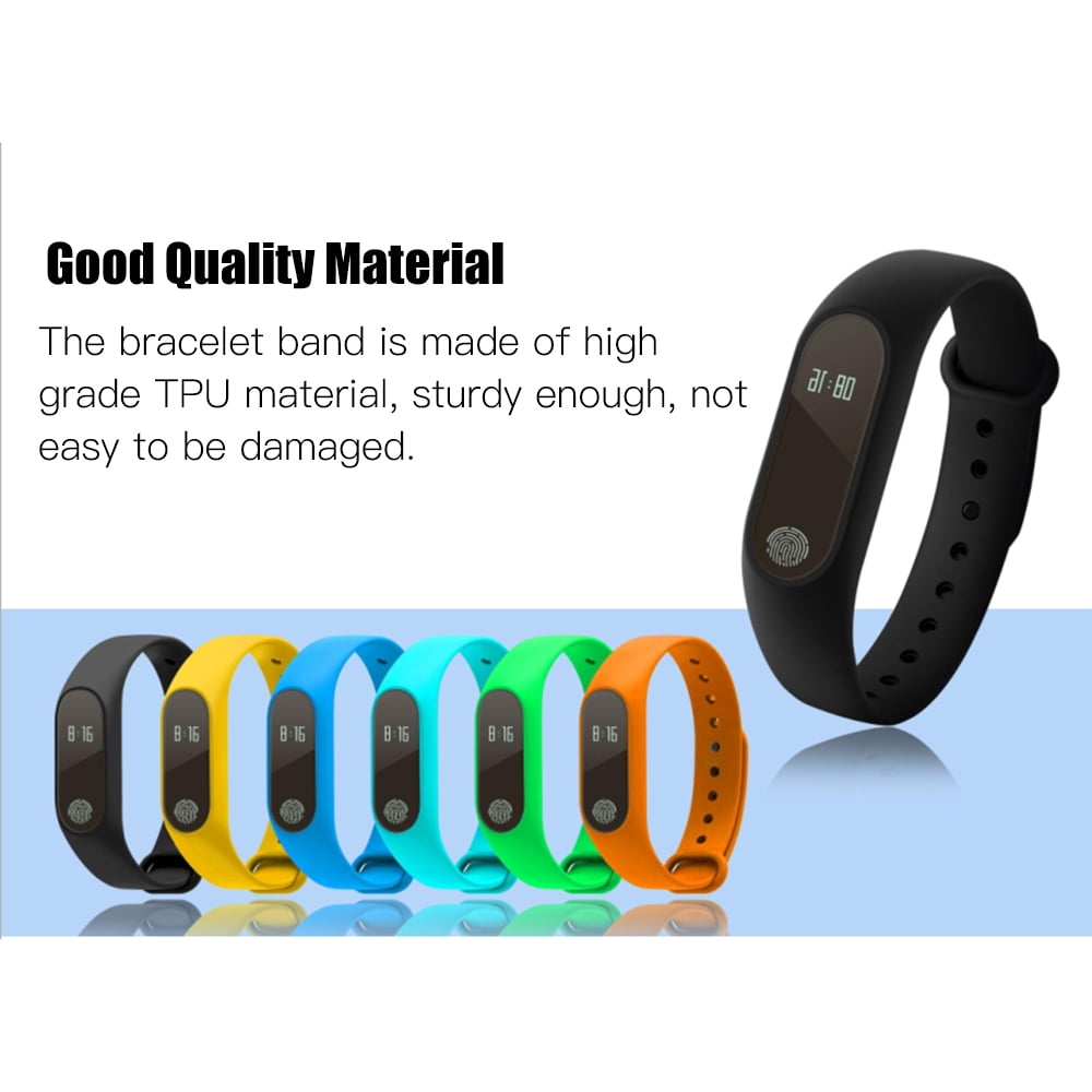m2 waterproof heart monitoring fitness smart band