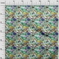 thumbnail image 3 of oneOoneCottonCambricGreenFabricAbstractFabricForSewingPrintedCraftFabricByTheYard42InchWide, 3 of 4