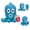 Teal Octopus, variant on Funny Flash Drive - Funny Dog USB Flash Drive - Dog Thumb Drive - Funny USB Drive (16 GB, Dog)