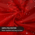 thumbnail image 4 of Christmas Tablecloth Red Snowflake Tablecloth Winter Table Cloth Round 60 Inch Washable Reusable Xmas Tablecloth for Home Parties Dinner Picnic Dining Kitchen Decor, 4 of 6