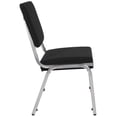 thumbnail image 4 of Bowery Hill Contemporary Reception Chair in Black and Silver, 4 of 5