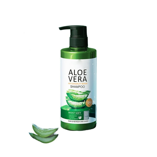 Aloe Shampoo Soothing Hydrating For Dry Hair Sulfate-Free Aloe Shampoo Gentle Cleansing For Sensitive Scalps 500ml