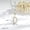 Gold-D-Diamond style, variant on Letter Cubic Zirconia Necklace, Women's Jewelry Gift, O-chain, 18 inches