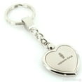 thumbnail image 1 of Lincoln Town Car Heart Shape Chain Keychain (Chrome), 1 of 1