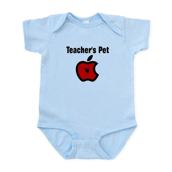 CafePress - Teachers Pet Infant Bodysuit - Baby Light Bodysuit, Size Newborn - 24 Months