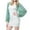 Green-03, variant on LIBRCLO Womens Swimsuit Cover-ups Solid Color Sun Protection Beach Tops Towel Raglan Sleeve Cardigan