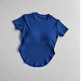 thumbnail image 1 of Traje de Yoga con cojín para el pecho de manga corta para mujer, Top deportivo que absorbe el sudor, secado rápido, absorción de humedad fina para ocio, 1 of 6