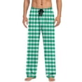 thumbnail image 2 of CYiJun Mens Pajama Pants Flannel Plaid Lounge Fleece Sleepwear Pants PJ Bottoms with Pockets, 2 of 6