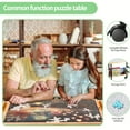 thumbnail image 6 of Buballino 1500-Piece Adjustable Wooden Puzzle Table, Height & Angle Customization, Smooth Finish, Home & Hobby Use, 6 of 7
