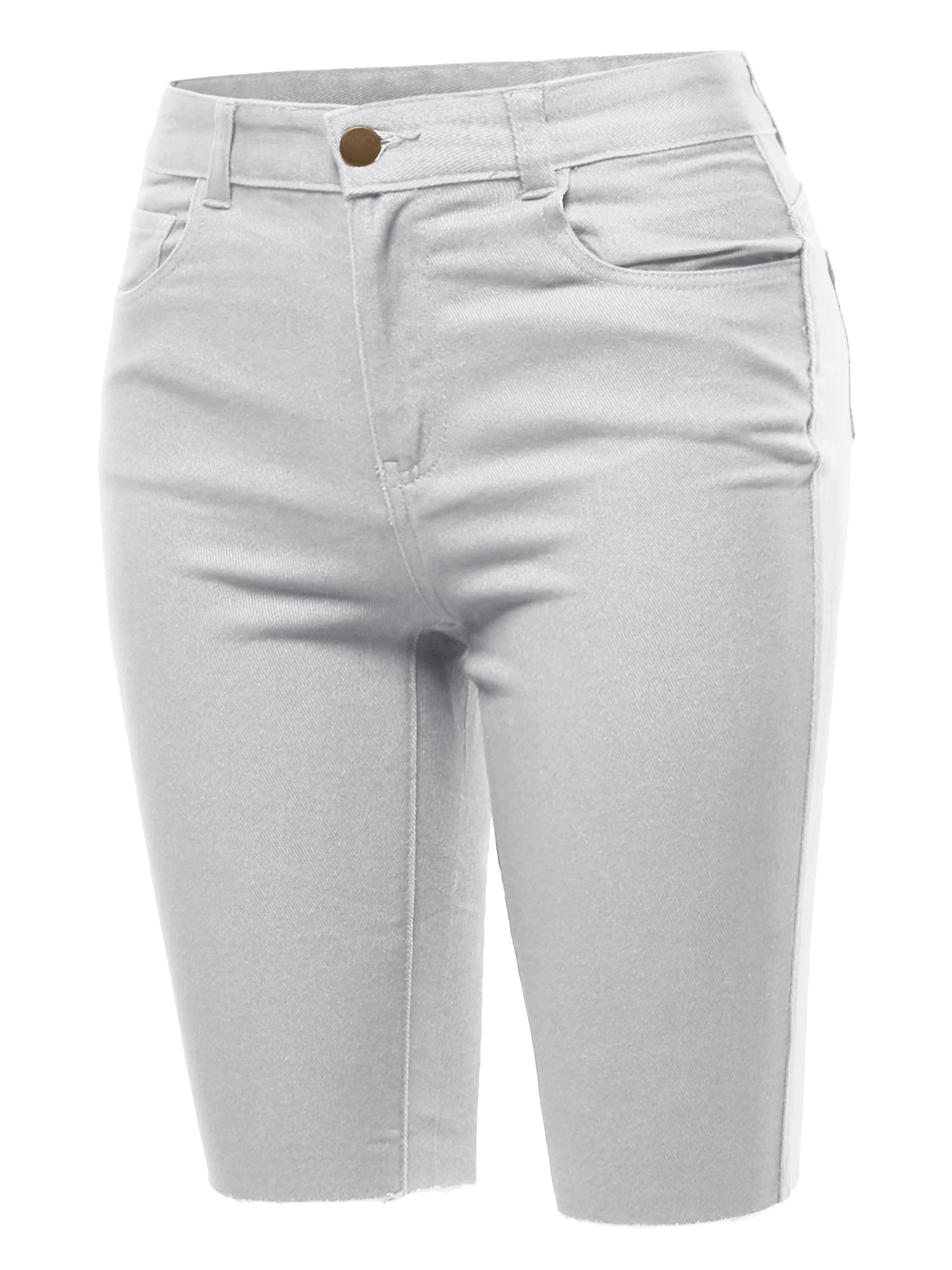 womens mid rise bermuda shorts