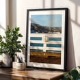 thumbnail image 5 of Malibu Pier II - Malibu California Photography Seaside Coastal Ocean Nautical Beach House Boardwalk Black Framed Wall Art Print 20 x 30 inches, 5 of 13