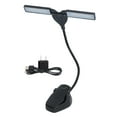 thumbnail image 2 of Soporte de música flexible Lámpara de 28 LED USB Negro shamjiam clip en lámpara de noche de escritorio, 2 of 4
