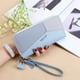 thumbnail image 2 of Cartera de cuero PU jinwen para mujer Organizador de tarjetas de crédito Azul largo, 2 of 8