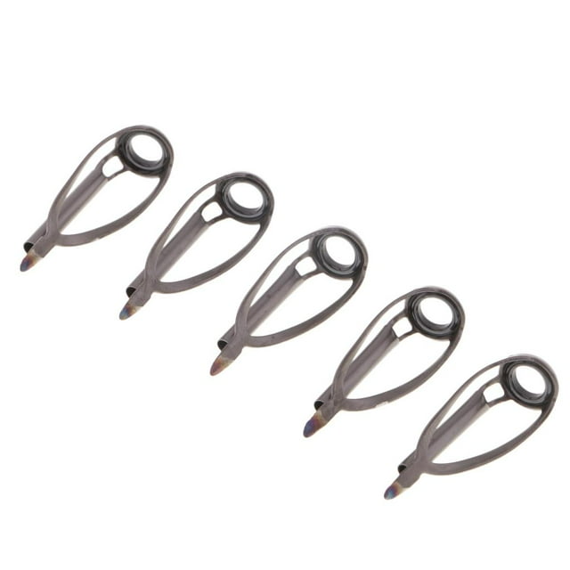 Kit de Reparación de Poste de Rodillo shamjiam Anillos de la caña de pescar 5 Unids