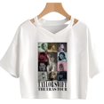 thumbnail image 3 of taylor swift Gráfico yk2 crop top Mujer yk2 Ropa Gótica De Basura Recortada, 3 of 5