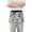 Abstract Shapes and Doodles, variant on Comic Lips Eyes Stars Server Apron with 3 Pockets Waterproof Waitress Waist Short Apron for Man Woman 12 Inches