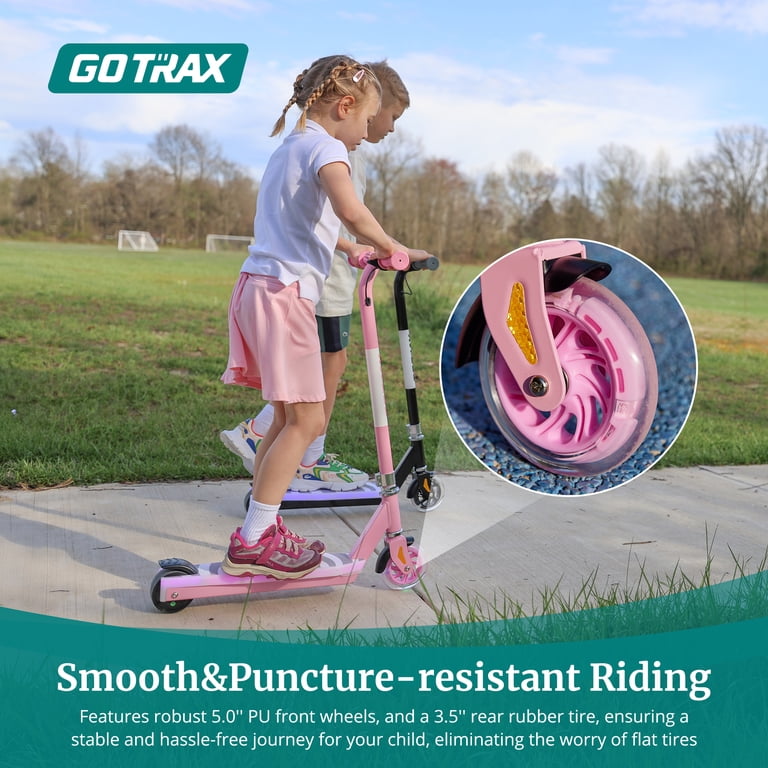 GOTRAX, Kids Electric Scooter, Scout Pro, Light-Up Front Wheel