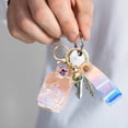 thumbnail image 4 of asddcavvf Acrylic Luminous Into Oil Canister Keychain Car Pendant Floating Quicksand Girlfriends Cou, 4 of 6