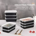 thumbnail image 3 of 25 Sets Meal Prep Containers 24 oz with Clear Airtight Lids Food Container Reusable Stackable Travel Containers BPA Free Dishwasher,Microwave,Freezer Safe, 3 of 7