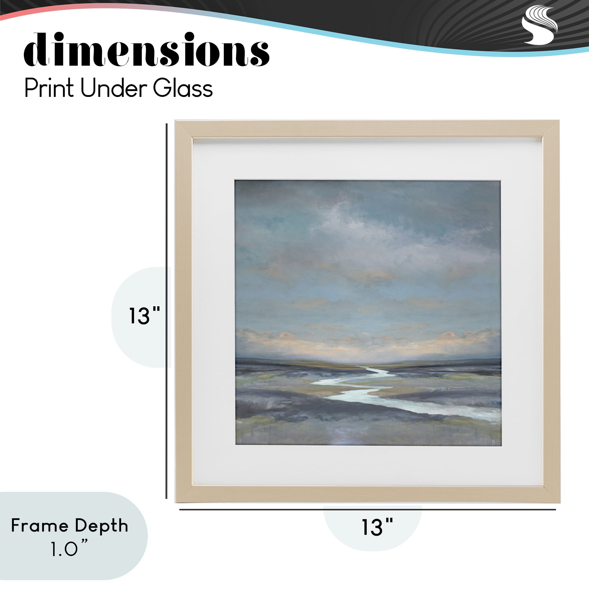 Stupell Industries Riverbend Misty Atmosphere Birch Framed Print Under Glass, design by Christy McKee