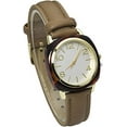 thumbnail image 3 of Blekon Collections Japanese Quartz Women's 32mm Marble Textured Case Plain Leather Strap Watch, 3 of 5