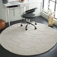 thumbnail image 2 of SAFAVIEH Fifth Avenue Gale Geometric Area Rug, Ivory, 6' x 6' Round, 2 of 7
