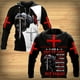 thumbnail image 3 of Sudadera con capucha Caballero Templario Armadura Jesús Dios Guardia Caballero Sudadera con estampado 3D Hombres Mujeres Sudadera con capucha de gran tamaño Niños Jersey Ropa, 3 of 4