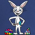 thumbnail image 2 of CafePress - Easter Bunny Painting Eggs Maternity T Shirt - Maternity Dark T-Shirt, 2 of 3