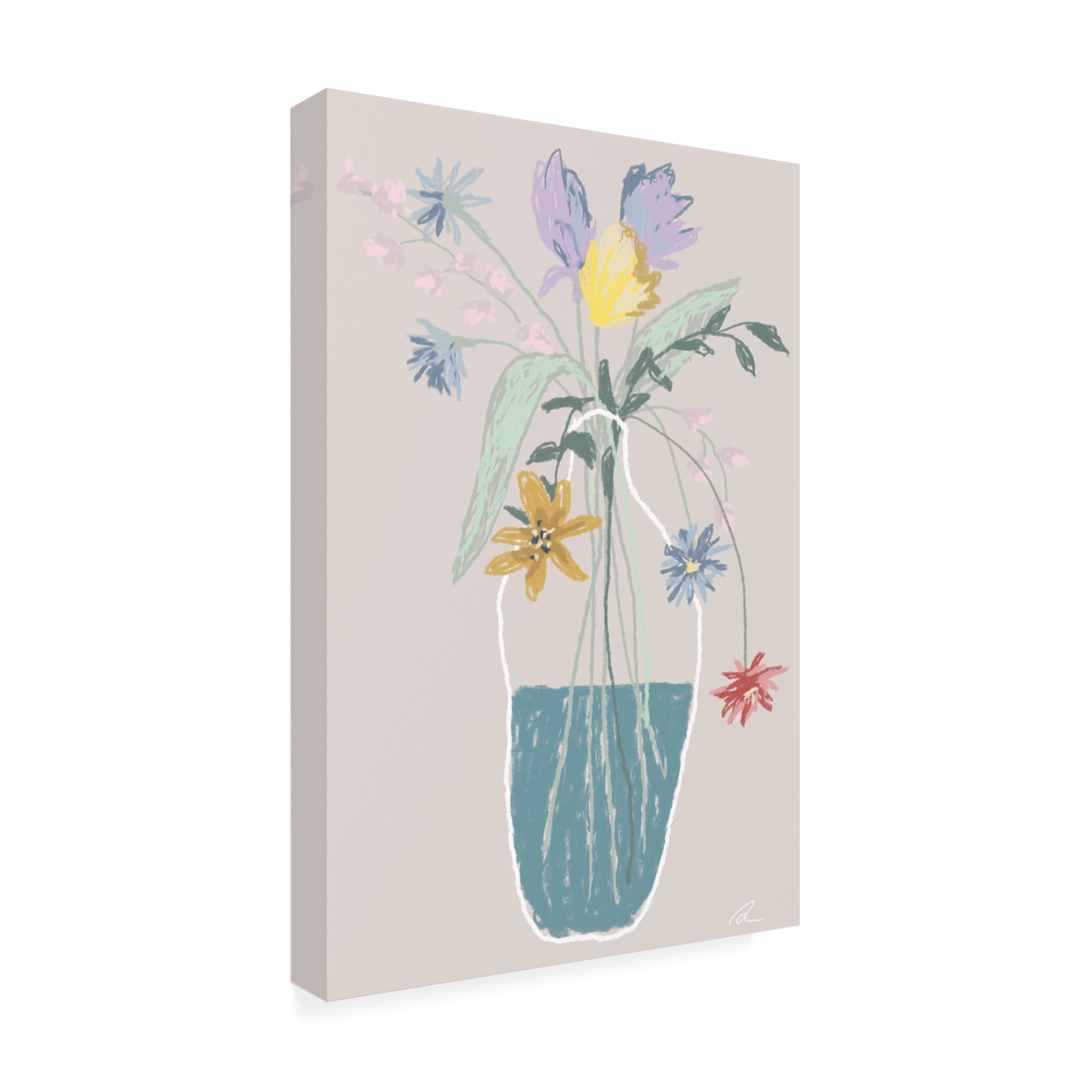 Trademark Fine Art Pictufy Studio Flower Bouquet Canvas Wall Art