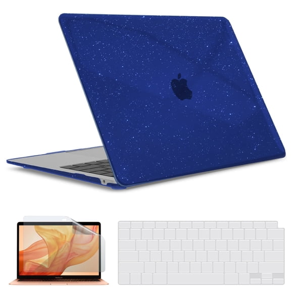Juego de fundas rígidas IBENZER para MacBook Air de 13 pulgadas 2018-22