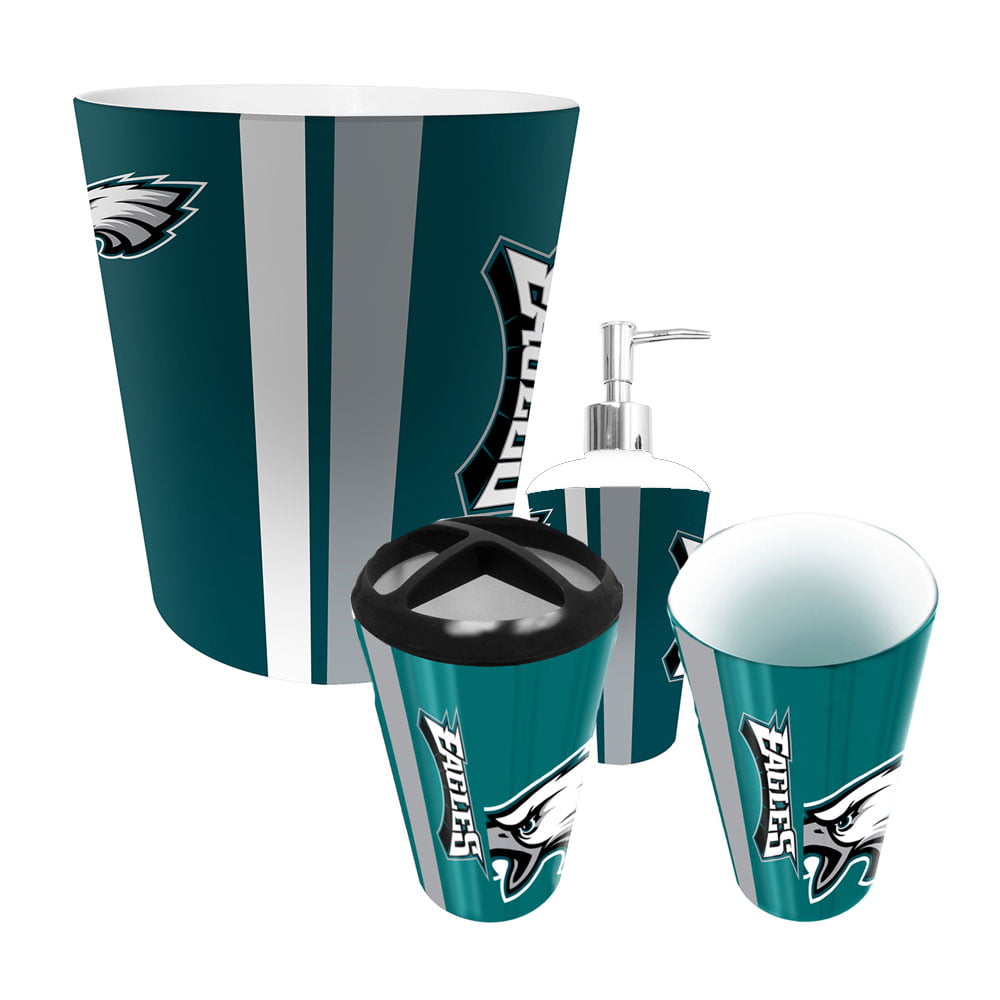 Philadelphia Eagles NFL Complete Bathroom Accessories 4pc Set ...