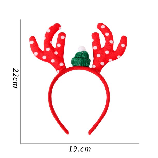 Decoraciones navideñas para el hogar, alce, Papá Noel, muñeco de nieve, árbol de Navidad, diadema, accesorios para el cabello, decoración de Año Nuevo