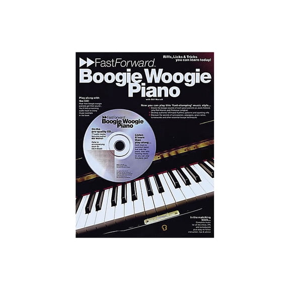 Music Sales Boogie Woogie Piano - Fast Forward Series Music Sales America Series Softcover with CD by Bill Worrall